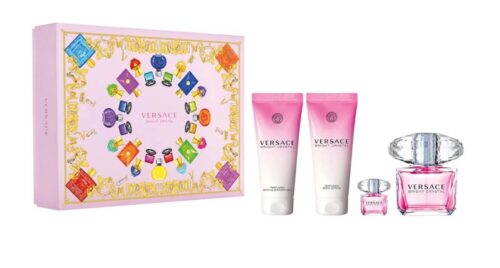 Bright Crystal – EDT 90 ml + tělové mléko 100 ml + sprchový gel 100 ml + EDT 5 ml Versace