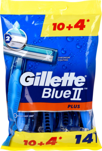 Pánská jednorázová holítka Gillette Blue2 Plus 10+4 ks Gillette