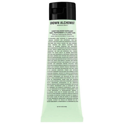 Tělový peeling Pearl, Peppermint & Ylang Ylang (Purifying Body Exfoliant) 170 ml Grown Alchemist