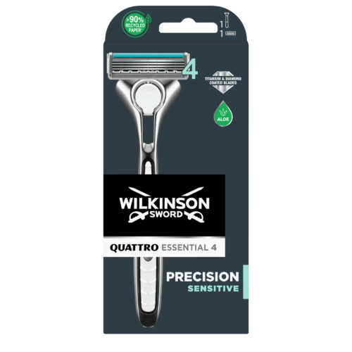 Holicí strojek pro muže Quattro Essential Precision Sensitive Wilkinson Sword