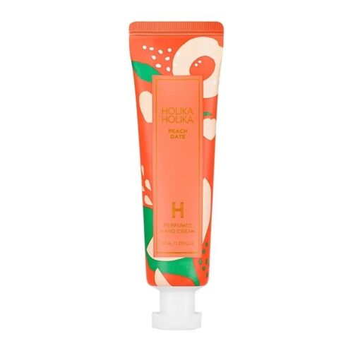 Vyživující a hydratační krém na ruce Peach Date (Perfumed Hand Cream) 30 ml Holika Holika