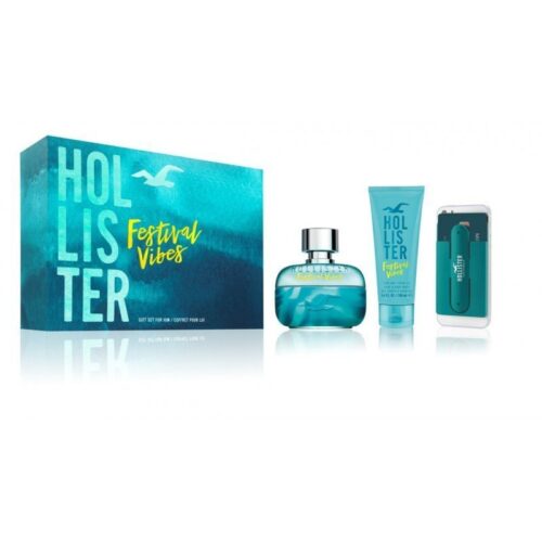 Festival Vibes For Him – EDT 100 ml + sprchový gel 100 ml + kryt na telefon Hollister