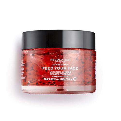 Hydratační a vyživující maska na obličej vodní meloun x Jake Jamie (Watermelon Hydrating Face Mask) 50 ml Revolution Skincare