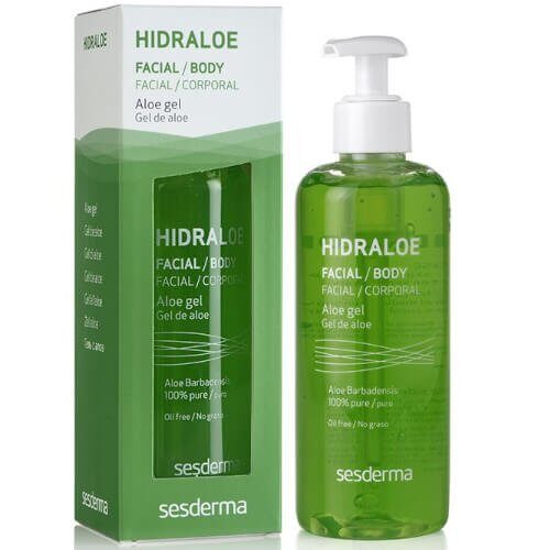 Hydratační gel na obličej a tělo Hidraloe (Aloe Gel) 250 ml Sesderma