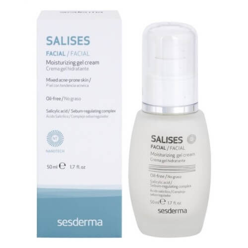 Hydratační gelový krém pro mastnou pleť se sklonem k akné Salises (Moisturizing Gel Cream) 50 ml Sesderma