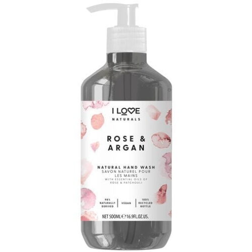 Hydratační tekuté mýdlo na ruce Naturals Rose & Argan (Hand Wash) 500 ml I Love