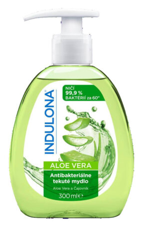 Antibakteriální tekuté mýdlo Aloe Vera 300 ml Indulona