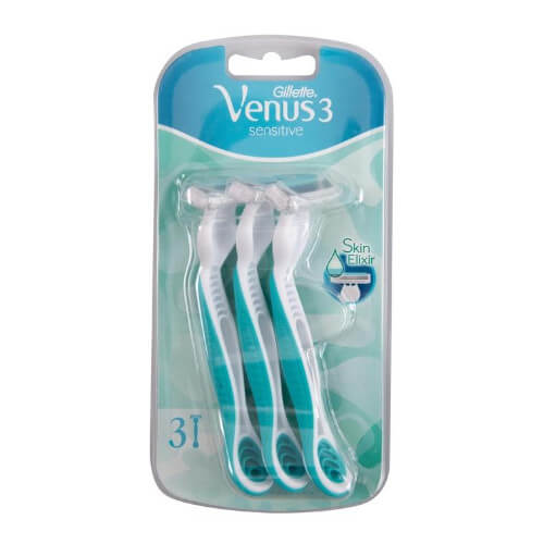 Jednorázová holítka Venus 3 Sensitive 3 ks Gillette