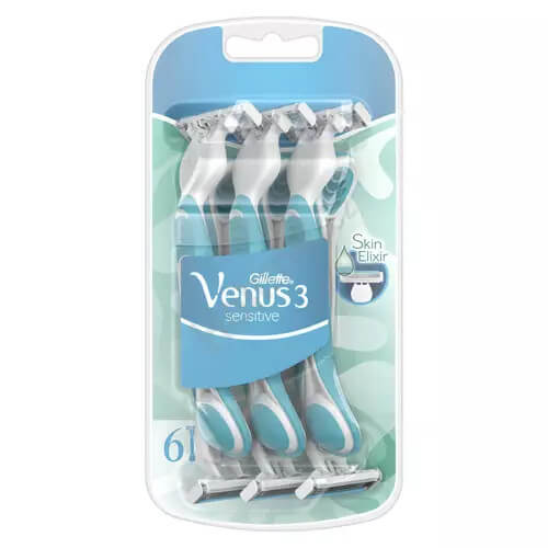 Jednorázová holítka Venus 3 Sensitive 6 ks Gillette