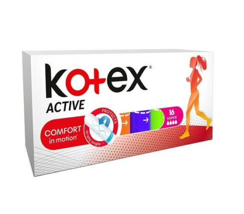 Tampony Active Super (Tampons) 16 ks Kotex