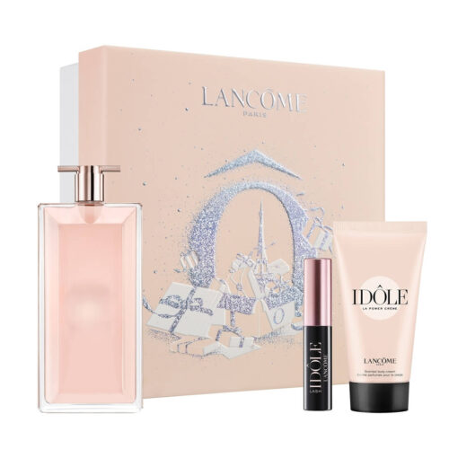 Idôle – EDP 50 ml + tělové mléko 50 ml + řasenka Lancome