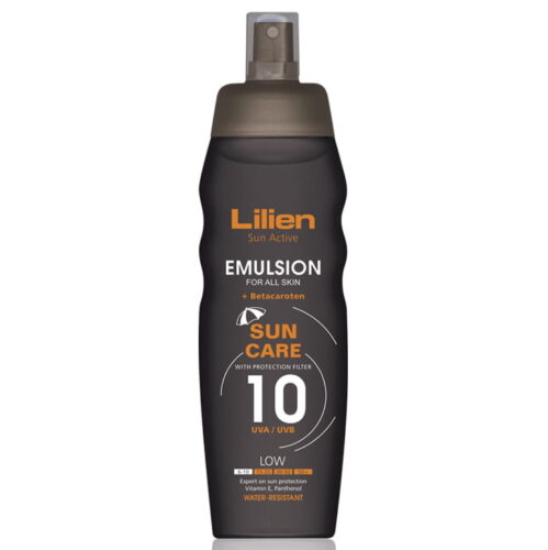 Ochranná emulze na opalování ve spreji SPF 10 (Emulsion) 200 ml Lilien