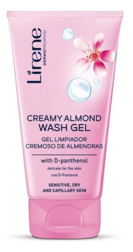 Krémový čisticí gel s D-panthenolem (Creamy Almond Wash Gel) 150 ml Lirene