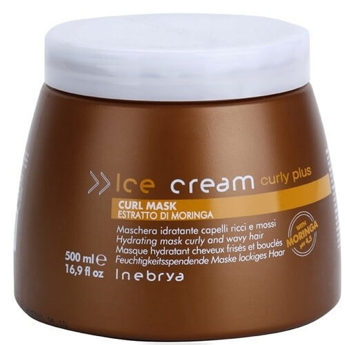 Maska pro kudrnaté vlasy nebo vlasy po trvalé Ice Cream Curly Plus (Curl Mask) 500 ml Inebrya