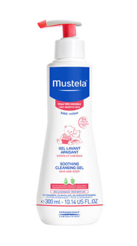 Dětský uklidňující sprchový gel pro velmi citlivou pokožku (Soothing Cleansing Gel) 300 ml Mustela