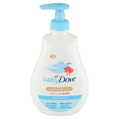 Mycí gel pro děti na tělo i vlásky Baby (Head To Toe Wash Rich Moisture) 400 ml Dove