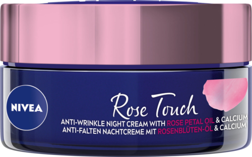 Noční krém proti vráskám s růžovým olejem Rose Touch (Anti-Wrinkle Night Cream) 50 ml Nivea