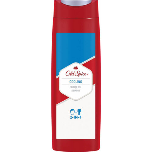 Sprchový gel 2 v 1 Cooling (Shower Gel + Shampoo) 400 ml Old Spice