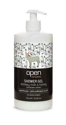 Sprchový gel oslí mléko & med s pumpičkou 750 ml 750 ml Open