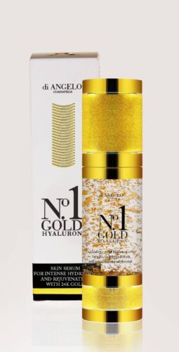 Pleťové sérum s kyselinou hyaluronovou No.1 Gold Hyaluron (Skin Serum For Intense Hydration) 30 ml di ANGELO cosmetics