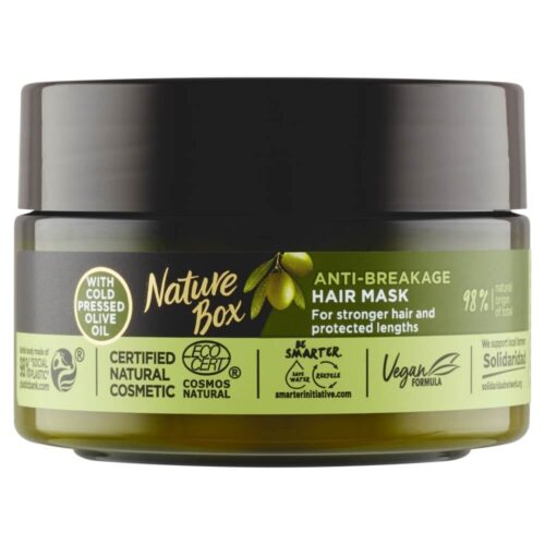 Přírodní maska na vlasy Olive Oil (Anti-Breakage Mask) 200 ml Nature Box