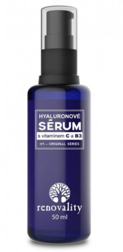 Hyaluronové sérum s vitamínem C a B3 50 ml Renovality