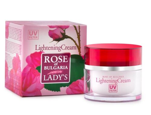 Rozjasňující krém na pigmentové skvrny s růžovou vodou Rose Of Bulgaria (Lightening Cream) 50 ml BioFresh