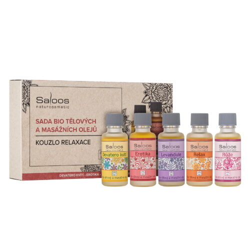 Dárková sada Kouzlo relaxace 5 x 20 ml Saloos