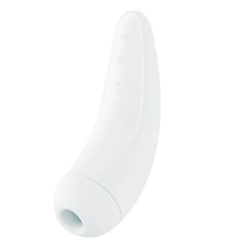 Vibrátor na stimulaci klitorisu Curvy 2+ White Satisfyer