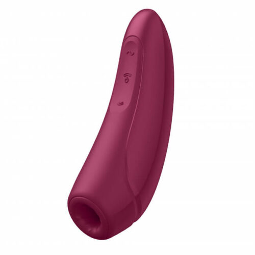 Vibrátor na stimulaci klitorisu Curvy 1+ červený Satisfyer