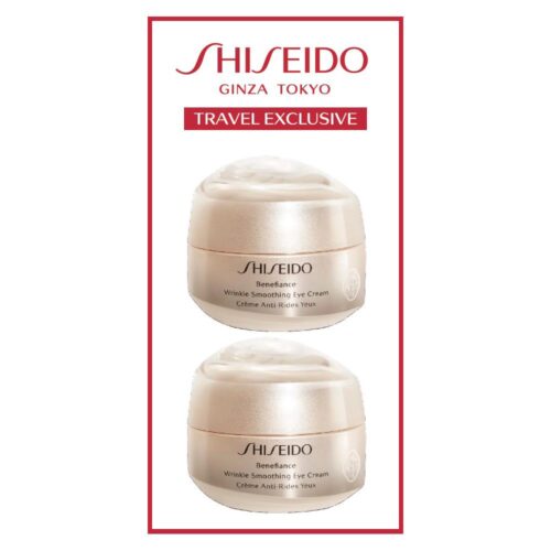 Dárková sada oční péče proti vráskám Wrinkle Smoothing Eye Cream Duo Shiseido