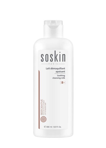 Zklidňující čisticí mléko pro suchou a citlivou pleť (Soothing Cleansing Milk) 250 ml Soskin Paris