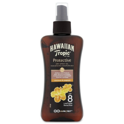 Suchý olej na opalování s rozprašovačem SPF 8 Protective (Dry Spray Oil) 200 ml Hawaiian Tropic