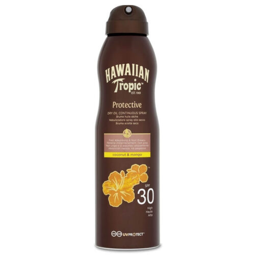 Suchý olej na opalování SPF 30 Protective (Dry Oil Continuous Spray) 180 ml Hawaiian Tropic