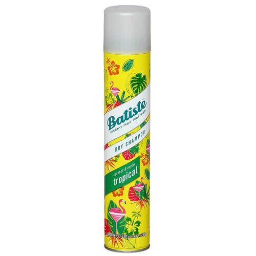 Suchý šampon na vlasy s vůní tropického ovoce (Dry Shampoo Tropical With A Coconut & Exotic Fragrance) 200 ml Batiste