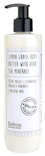 Tělové máslo s citrónovou trávou a minerály z Mrtvého moře (Lemon Grass Body Butter with Dead Sea Minerals) 300 ml Sefiros