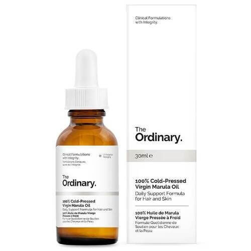 Hydratační olej na pleť a vlasy 100% Cold-Pressed Virgin Marula Oil 30 ml The Ordinary