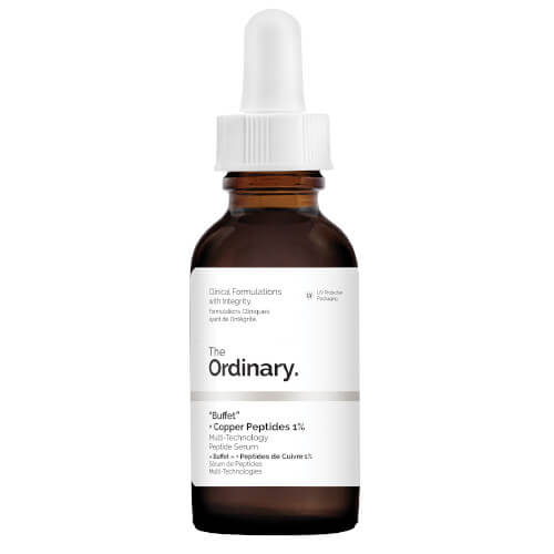 Pleťové sérum pro zralou pleť “Buffet” + Copper Peptides 1% 30 ml The Ordinary