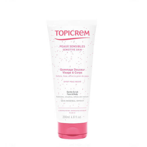 Jemný tělový peeling pro citlivou pokožku (Gentle Scrub) 200 ml Topicrem