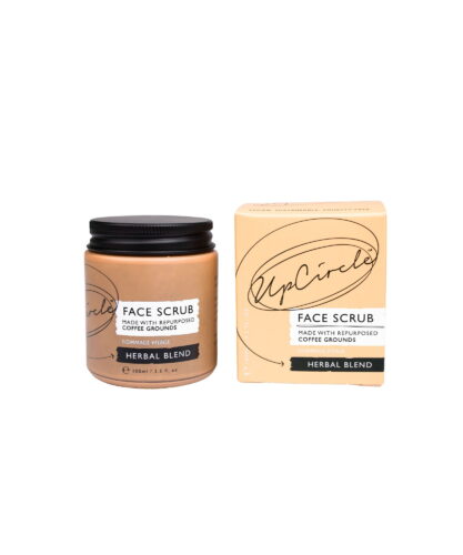 Peeling pro mastnou a smíšenou pleť Coffee Face Scrub Herbal Blend 100 ml UpCircle