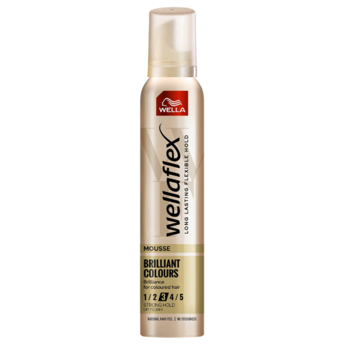 Pěnové tužidlo pro barvené vlasy Wellaflex Brilliant Colors (Mousse) 200 ml Wella