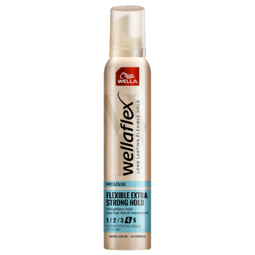 Pěnové tužidlo s extra silnou fixací Wellaflex Flexible Extra Strong Hold (Mousse) 200 ml Wella