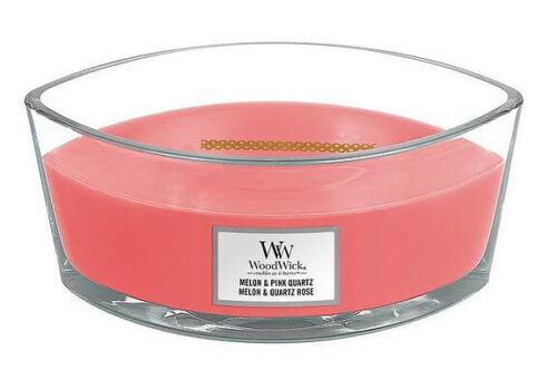 Vonná svíčka loď Melon & Pink Quartz 453 g WoodWick