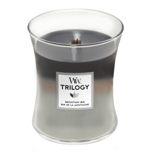 Vonná svíčka střední Trilogy Mountain Air 275 g WoodWick