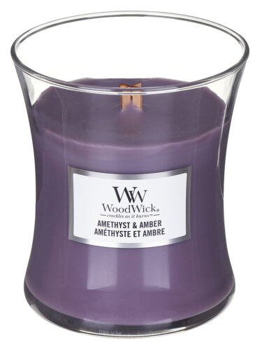 Vonná svíčka váza střední Amethyst & Amber 275 g WoodWick