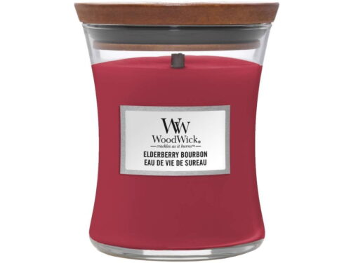 Vonná svíčka váza střední Elderberry Bourbon 275 g WoodWick