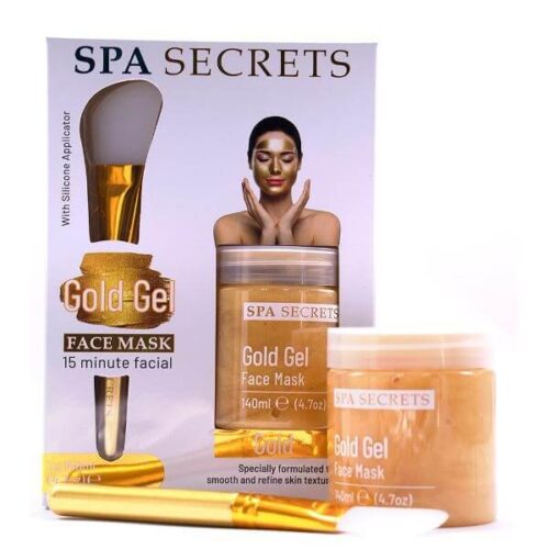 Gelová pleťová maska s aplikátorem SPA Secrets Gold Gel (Face Mask) 140 ml XPel